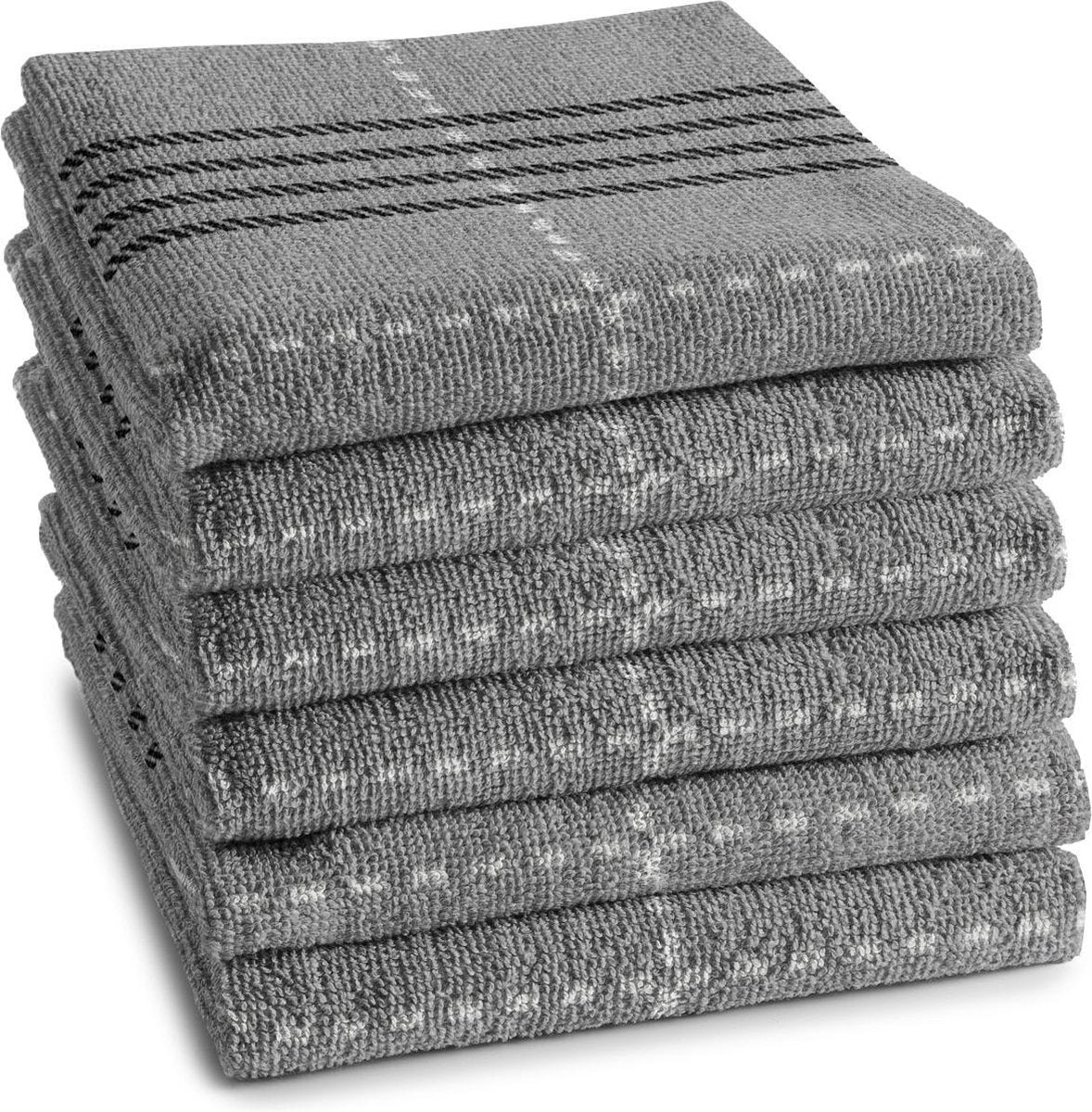 DDDDD Organic Morvan - Keukendoek - Grey - 6 stuks