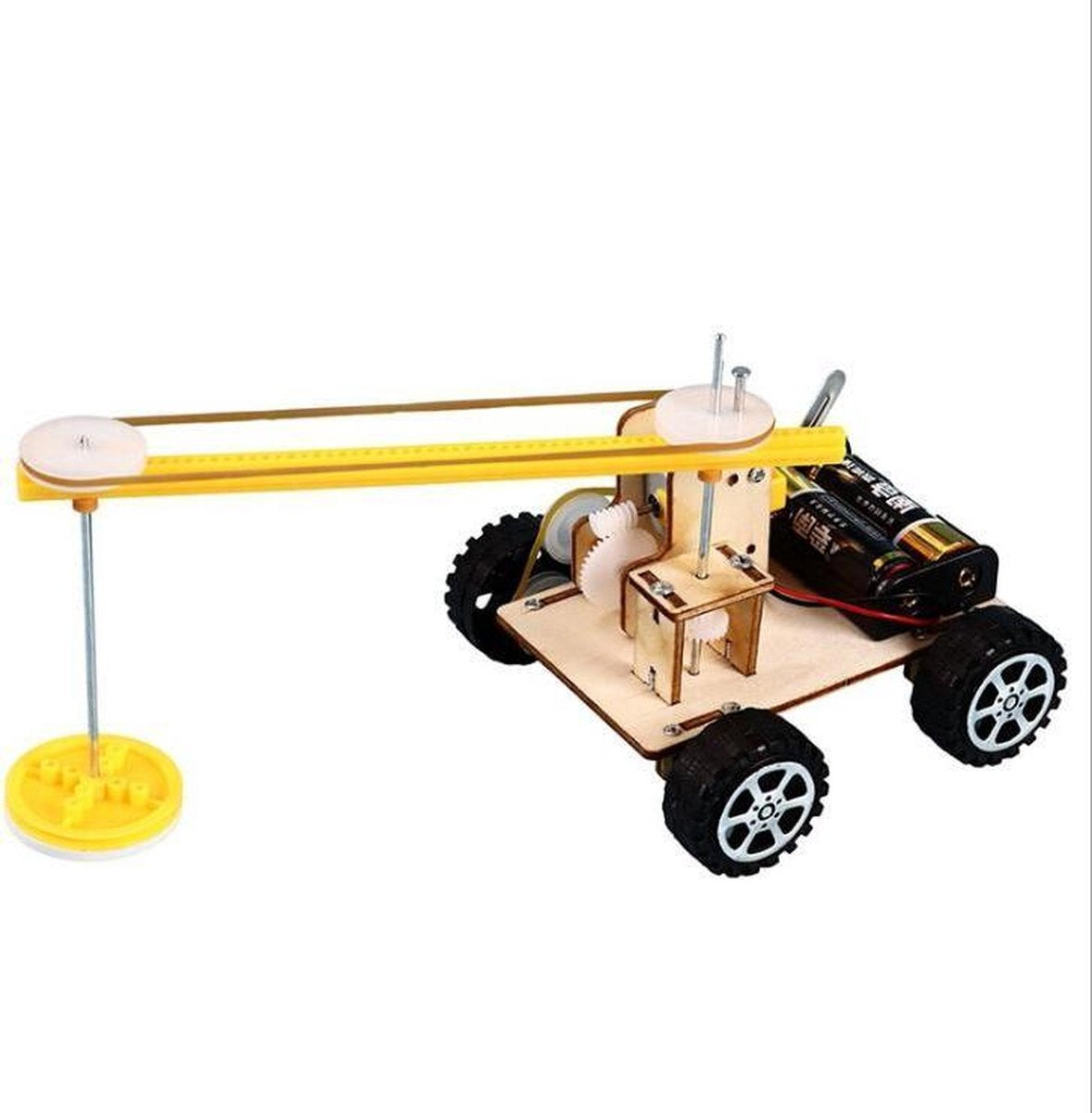 DIY mopping robot handcraft sweeper toy LEGO TECHNIC STYLE / DIY dweilrobot handwerk veegmachine speelgoed / Jouet de balayeuse artisanale de robot de vadrouille de bricolage