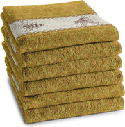 DDDDD Bees - Keukendoek - Yellow - 6 stuks