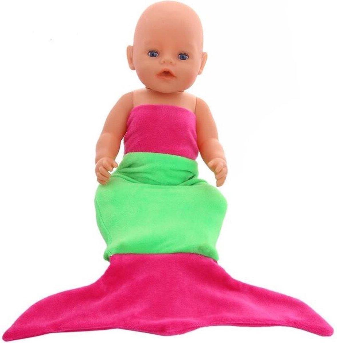 Dolldreams | Poppenkleding - Zeemeermin staart voor poppen tot 43CM zoals Baby born