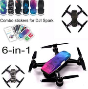 6 Stuks/Kleuren Beschermende Skin Cover Sticker DJI Spark