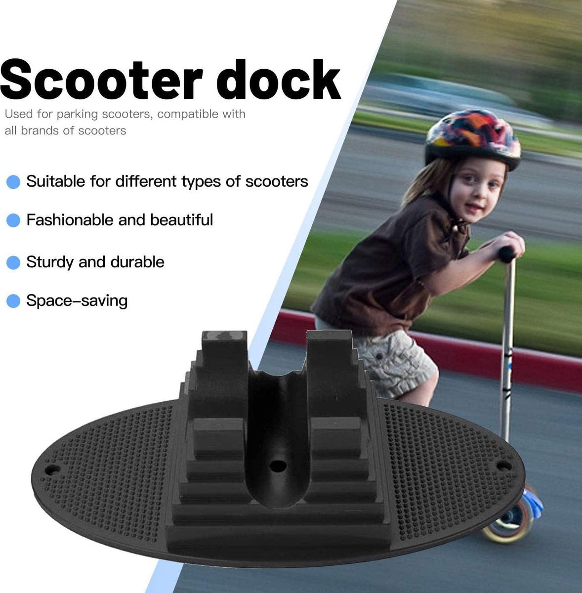 BOTC Universele Stuntstepjes Stand - met Extra Stabiele Base -  Step Stand Fit Meest Major Steps -Trick Step - Zwart