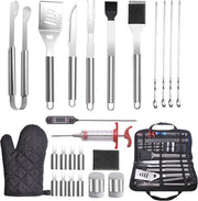 BBQ Accessoires - 25 Delige Voordeelpakket - BBQ Accessoires - Alles in 1 Luxe Set