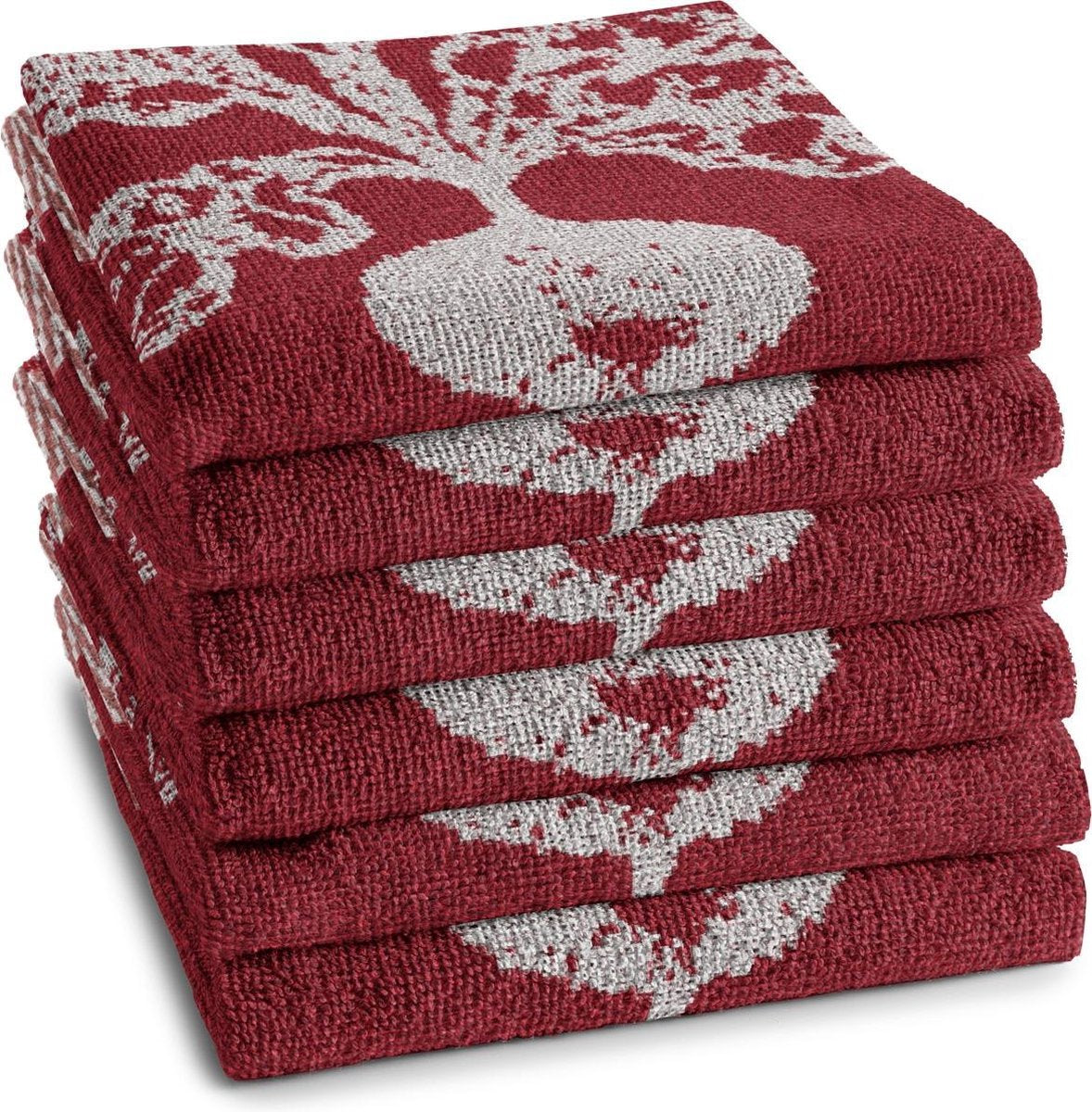 DDDDD Radish - Keukendoek - Red - 6 stuks