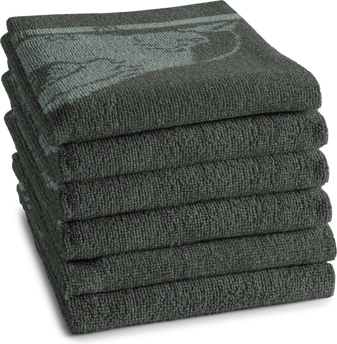 DDDDD Birdy - Keukendoek - Green - 6 stuks
