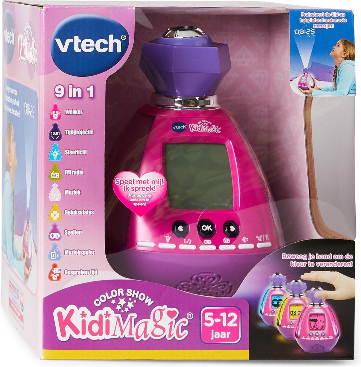 VTech KidiMagic Color Show - Multifunctionele Wekker