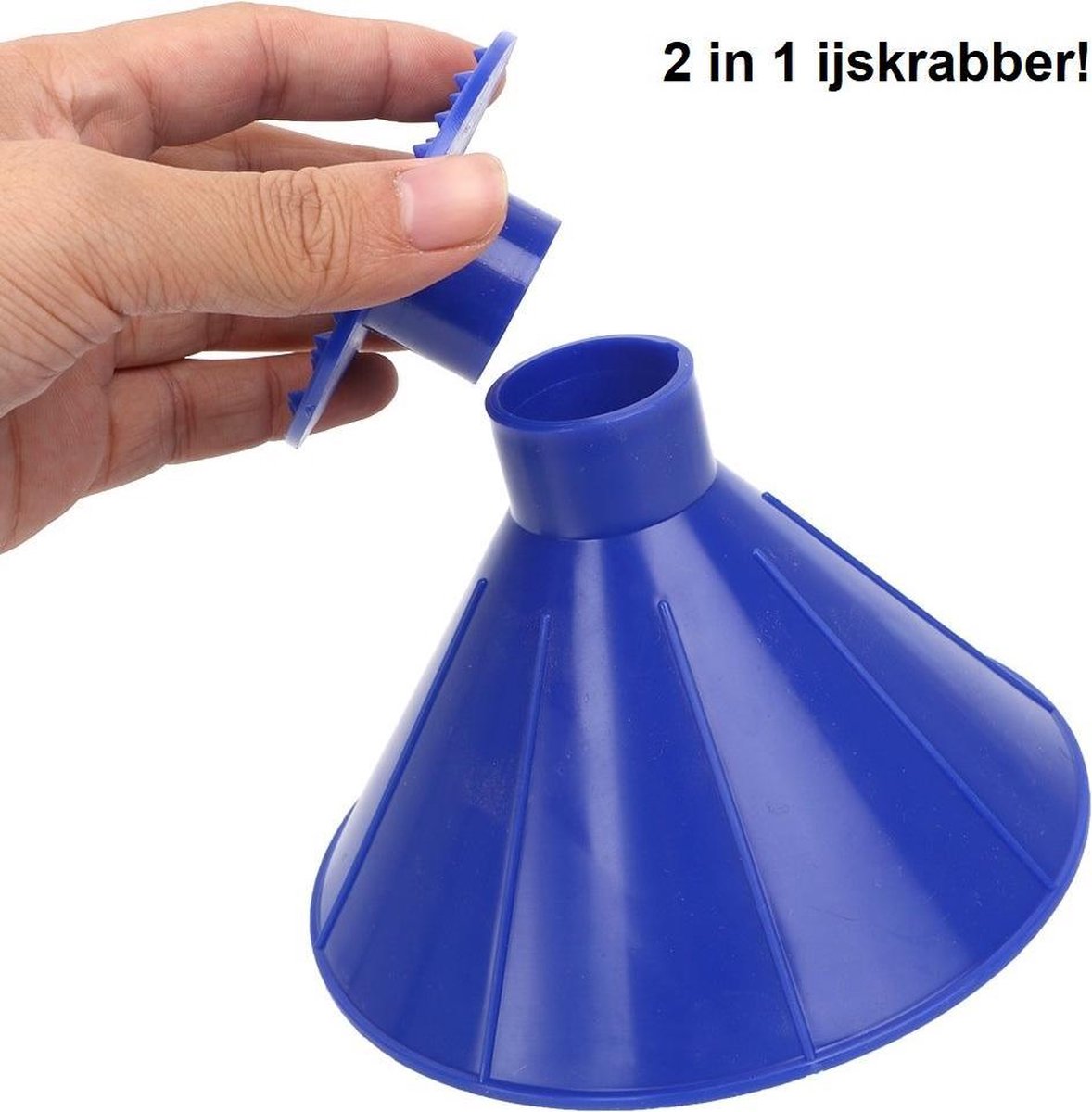 Vodom Blauwe Ijskrabber | Sneeuwveger | 2 in 1 | 360 graden | Magische ijskrabber | 2020 model