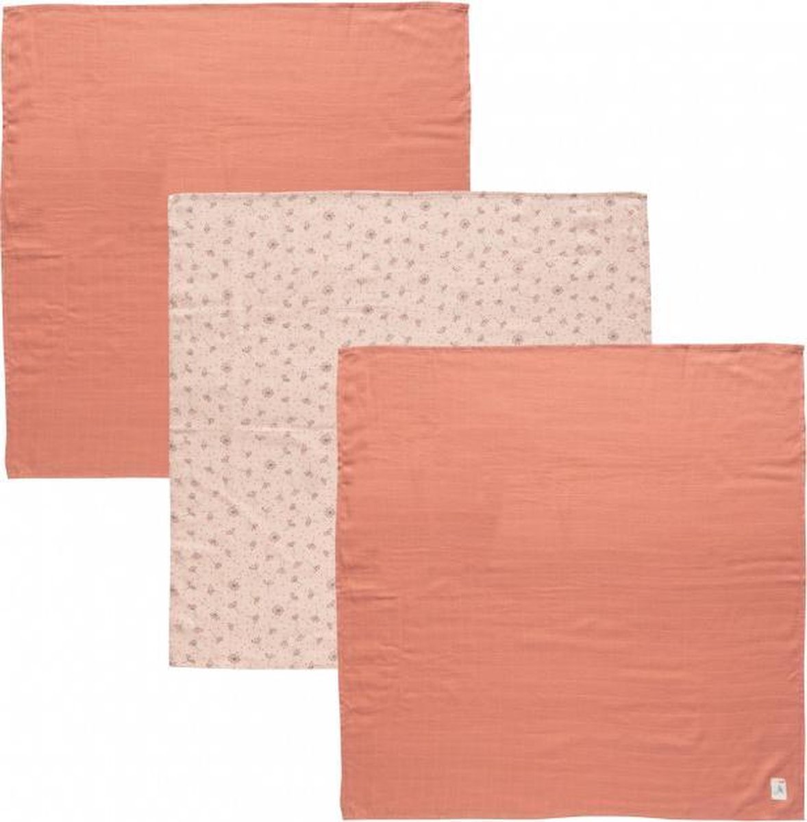 bébé-jou Fabulous Hydrofiel doeken 3 stuks 70x70 cm - Wish Pink