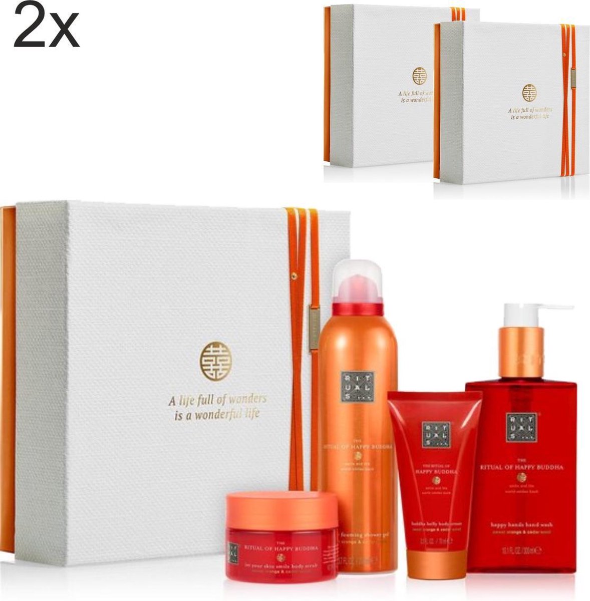 RITUALS The Ritual of Happy Buddha geschenkset medium - 2x cadeaupakket