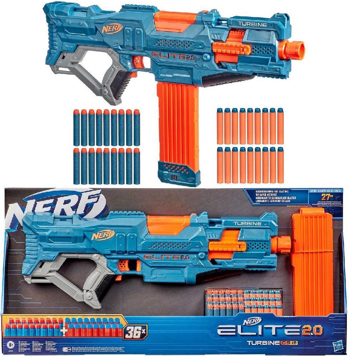 Nerf Elite 2.0 Turbine CS 18