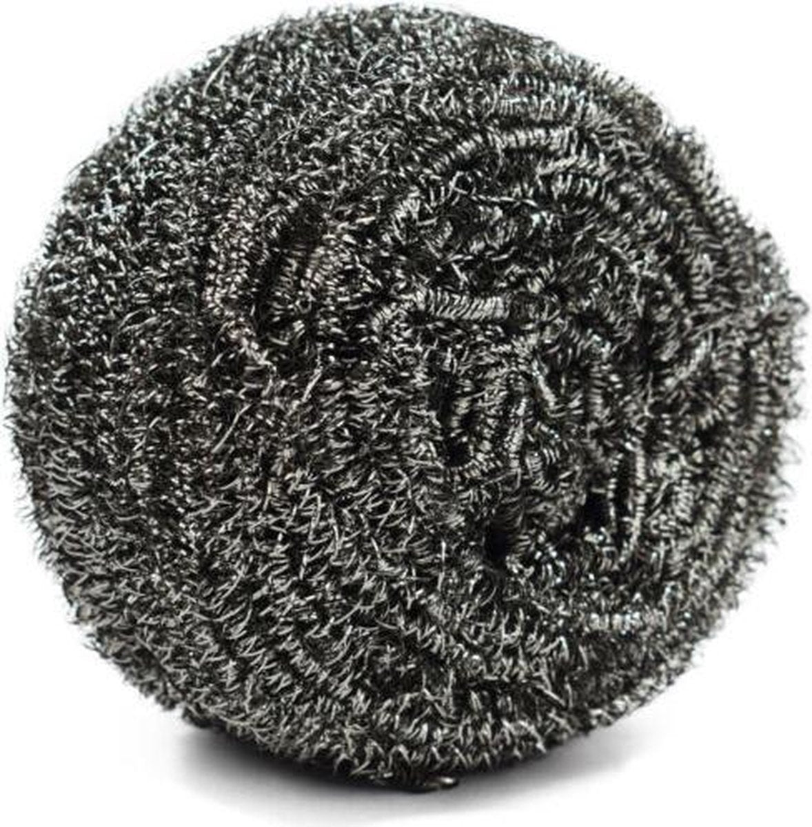 RVS Schuurspons pannenspons metaal 10 stuks 80gr - Extra groot formaat schuursponsjes maat XL