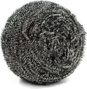 RVS Schuurspons pannenspons metaal 10 stuks 80gr - Extra groot formaat schuursponsjes maat XL