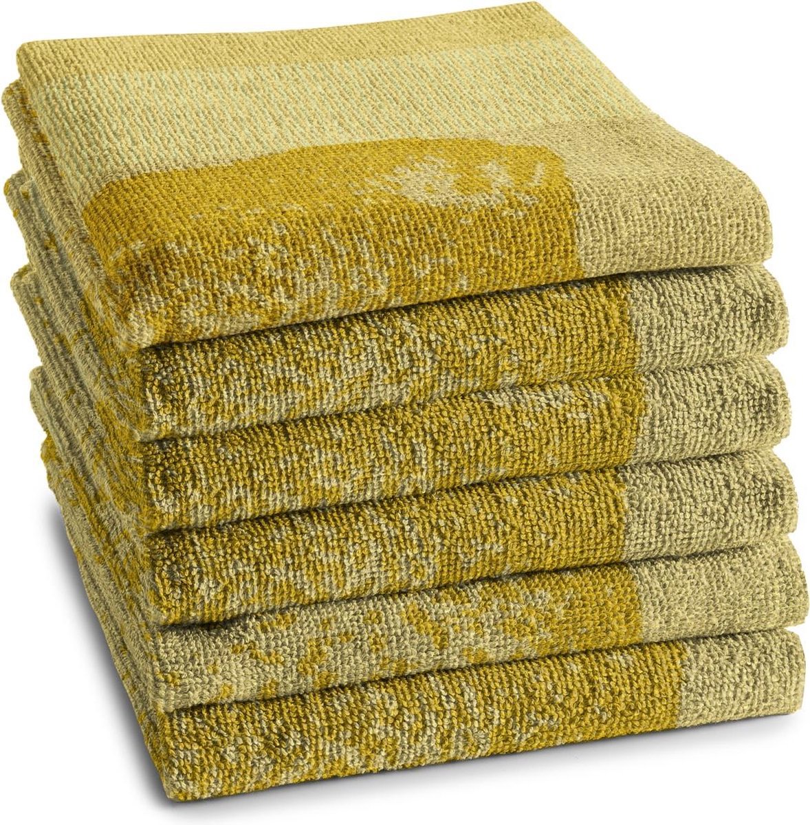 DDDDD Citrus - Keukendoek - Yellow - 6 stuks