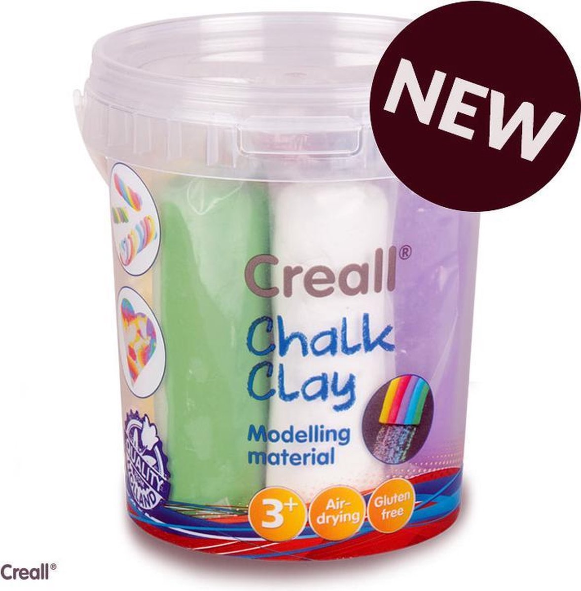 Chalk Clay - 750g Assortiment - Maak van klei je eigen stoepkrijt
