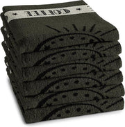DDDDD Keukendoek Hello Coffee Army (6 stuks)