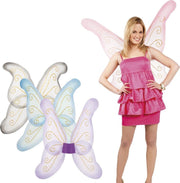 12 stuks: Vleugels Samantha in 4 kleuren - assorti - 76x80cm