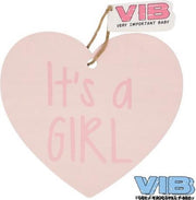 VIB - Kasthanger - Houten Hart - Roze