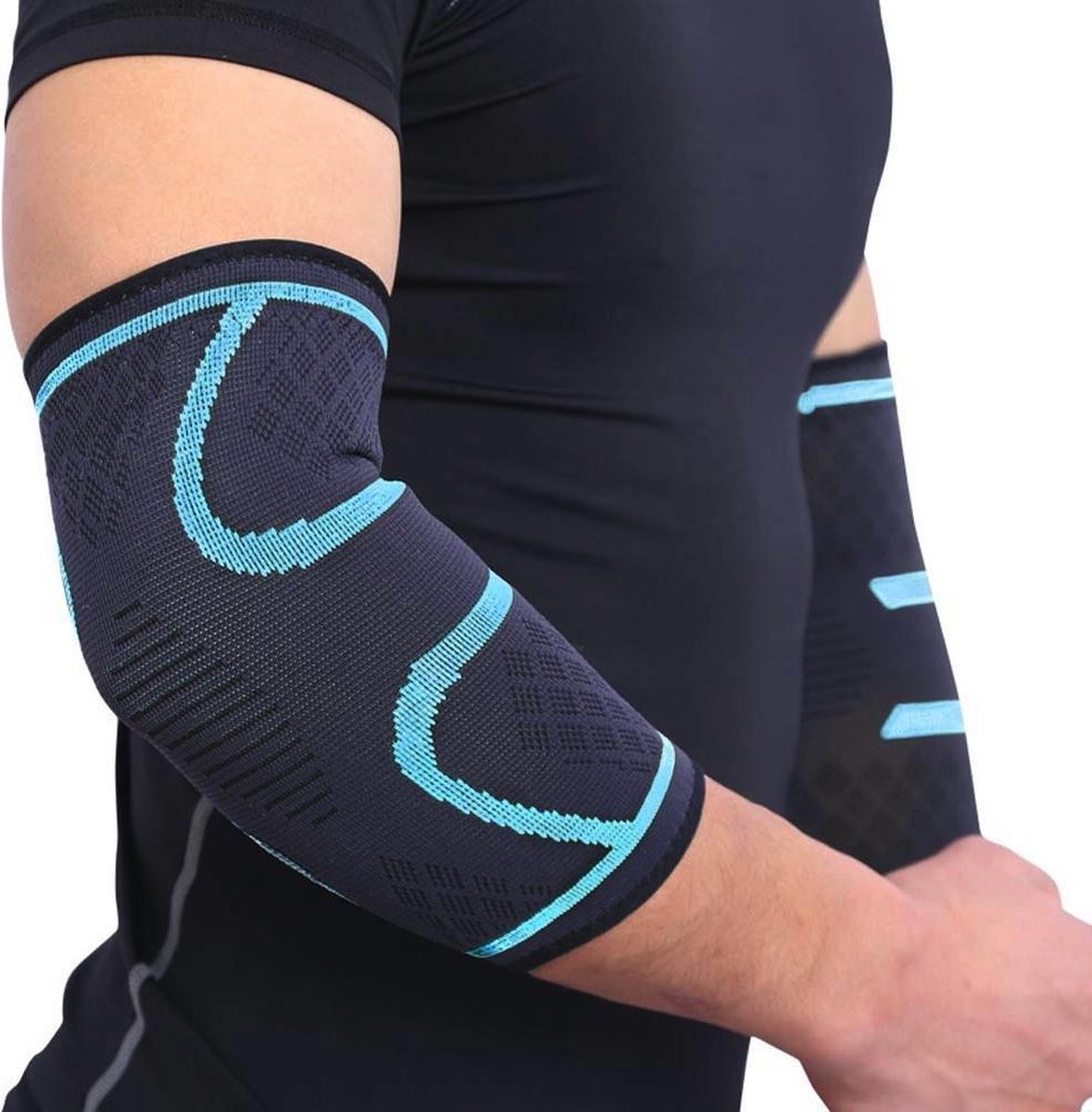 Armbrace - Elleboog Brace - Tennis Elleboog - Golf Arm - Tennisarm Brace - Elleboog Ondersteuning - Artrose - Reuma - Blauw
