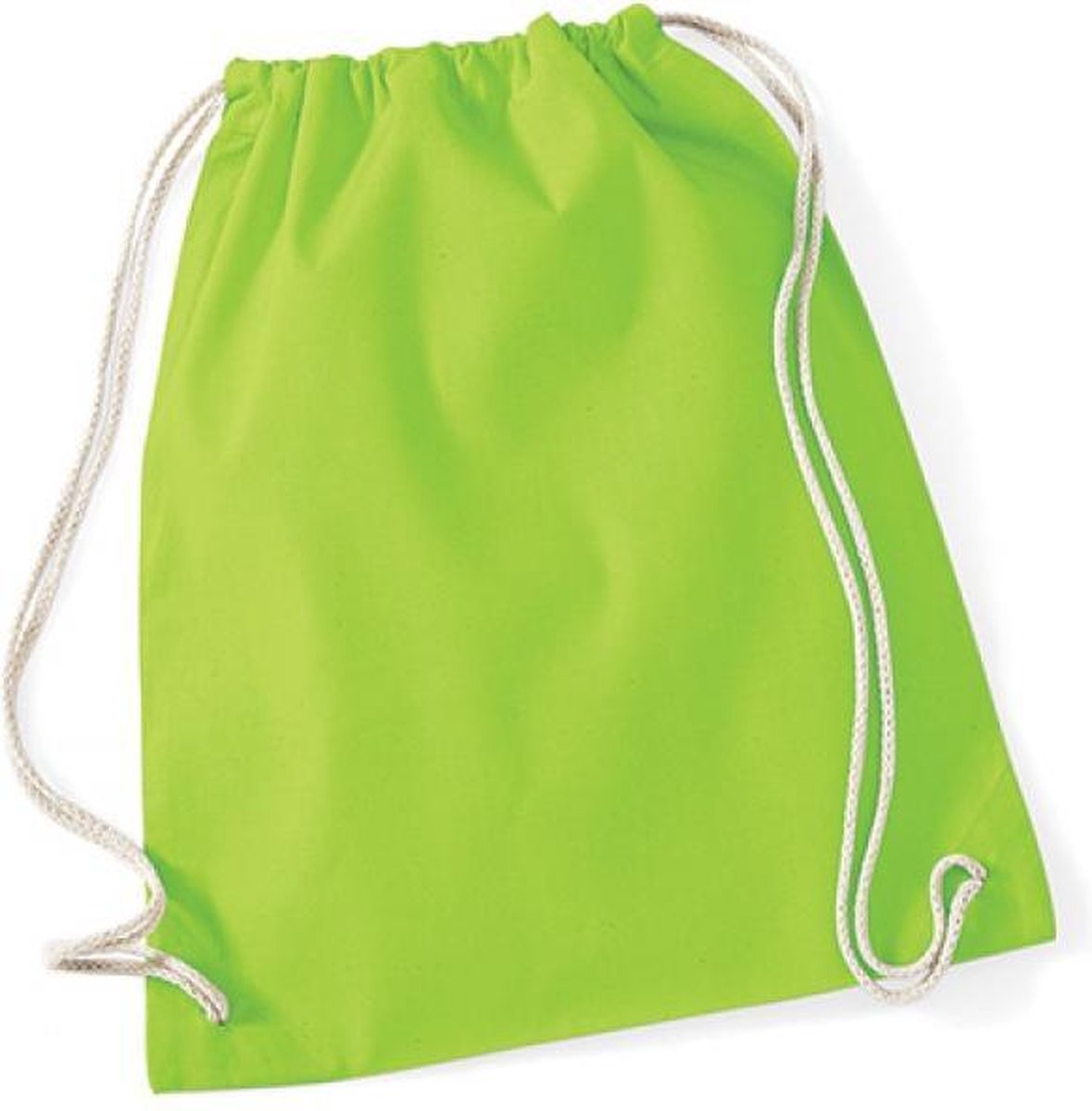 Cotton Gymsac (Limoen Groen)
