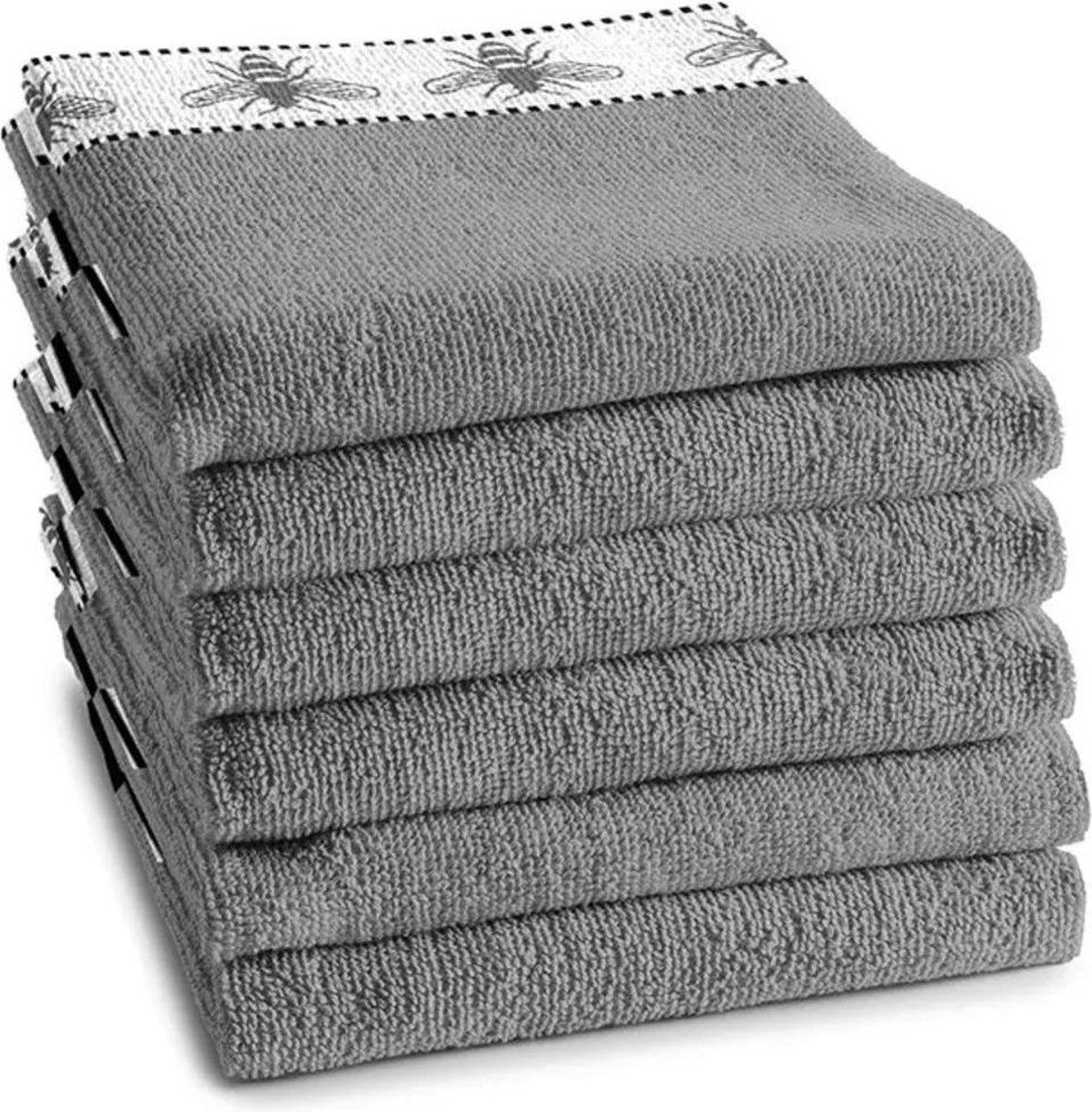 DDDDD Keukendoek Honey Grey (6 stuks)
