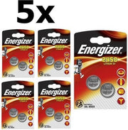 10 Stuks (5 Blister a 2st) Energizer CR2450 3v lithium knoopcelbatterij