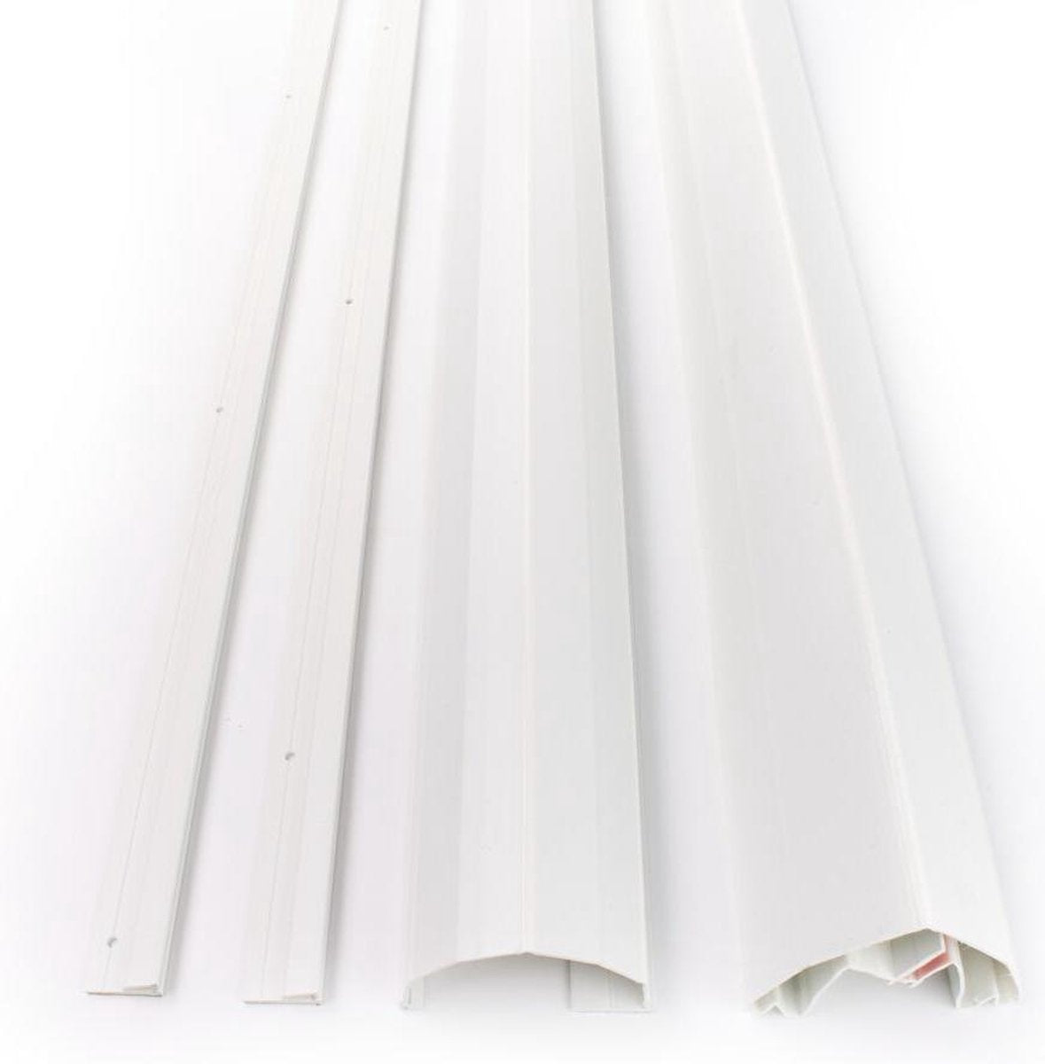 Finger Alert Professional deurstrip 180° wit 180cm - vingerbeveiliging