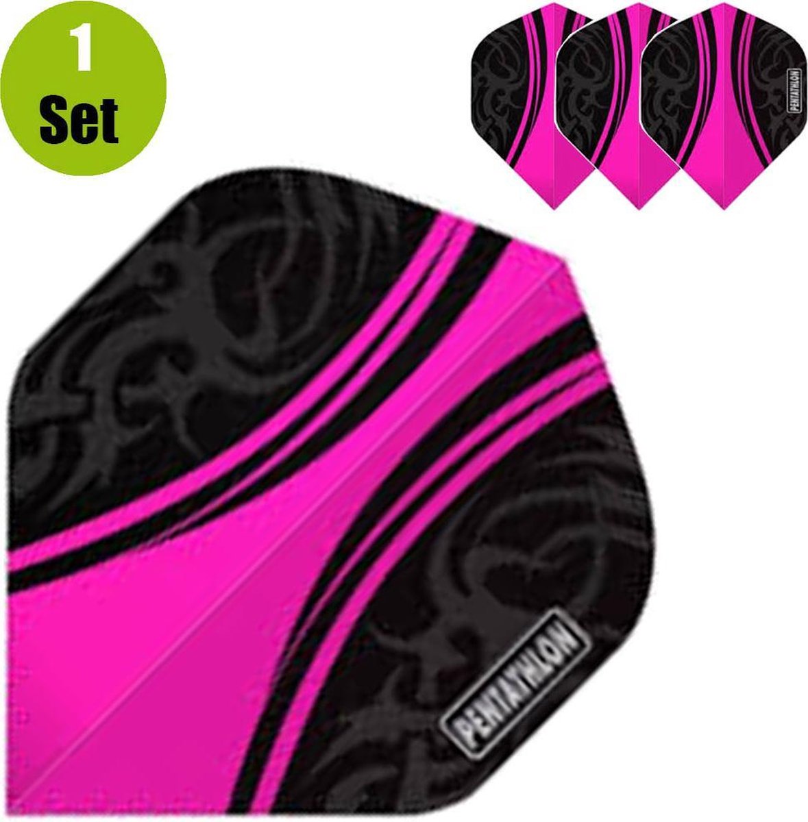 Pentathlon Vizion Swish Dartflights - Roze- ()
