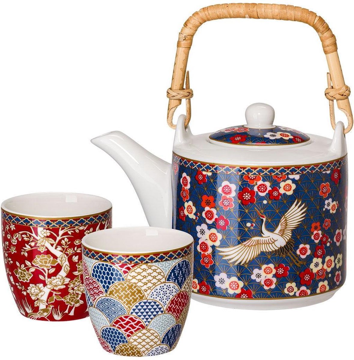 Easy Life Atmosphere – Okinawa – Gifbox theeset - theepot met kopjes