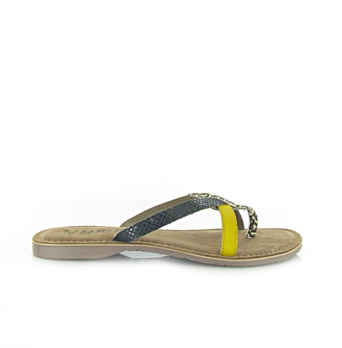 Lazamani 75.644 Slippers - Dames - Geel - Maat 37