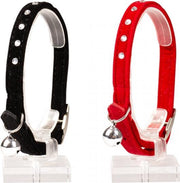 Duvo+ Kattenhalsband diamanten Rood 20-30cm / 10mm