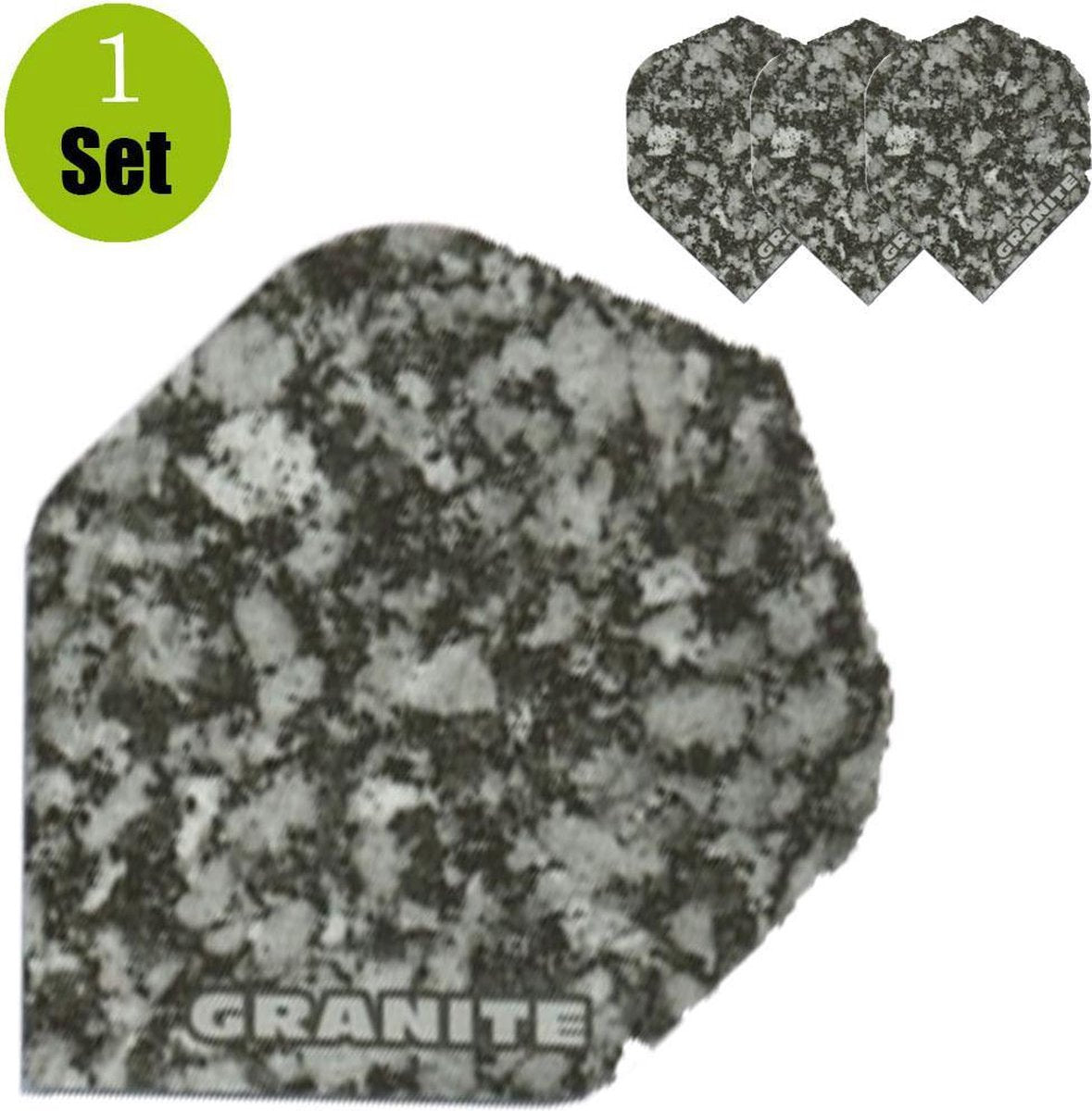 Granite Dart Flights - Grijs- ()