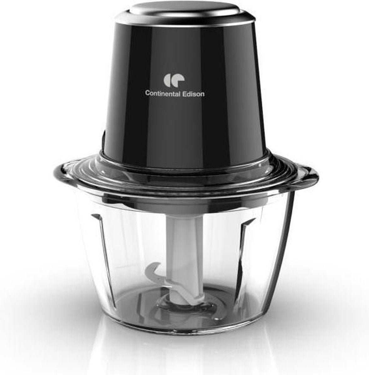 CONTINENTAL EDISON CEMH01 Mini Chopper glazen kom - zwart
