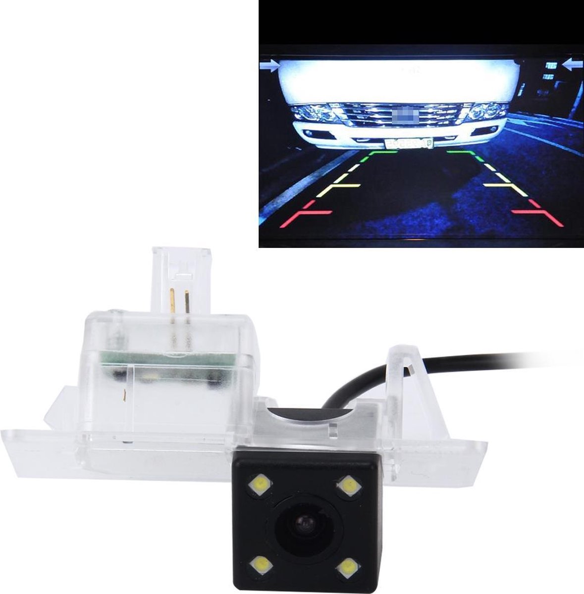 656x492 Effectieve Pixel NTSC 60Hz CMOS II Waterdichte Auto Achteruitrijcamera Backup Camera Met 4 LED-lampen voor 2015/2016 Versie Touareg 2015/2016 Versie Sharan