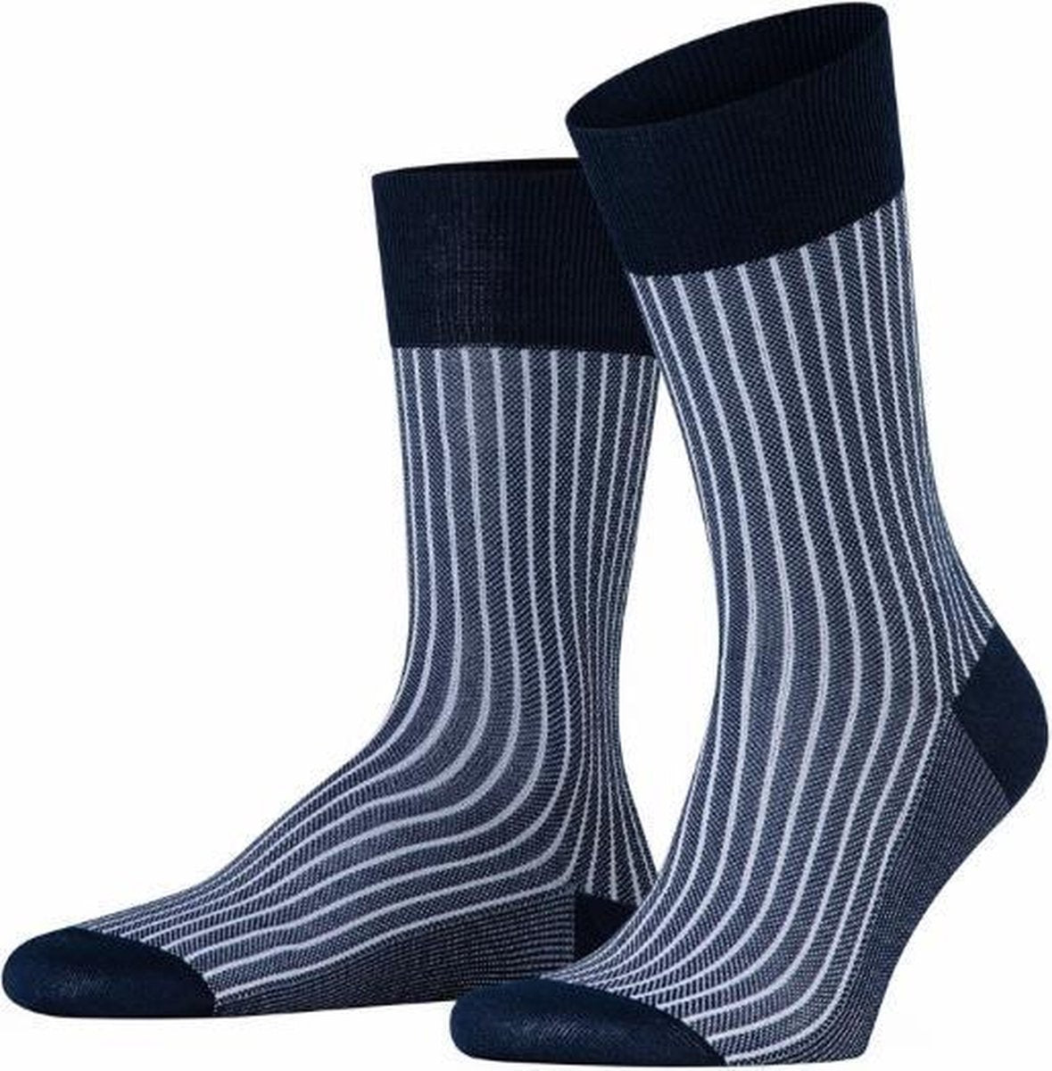 FALKE Oxford Stripe Sokken Heren 13379 - Meerkleurig 6150 atlantic Heren - 39-40