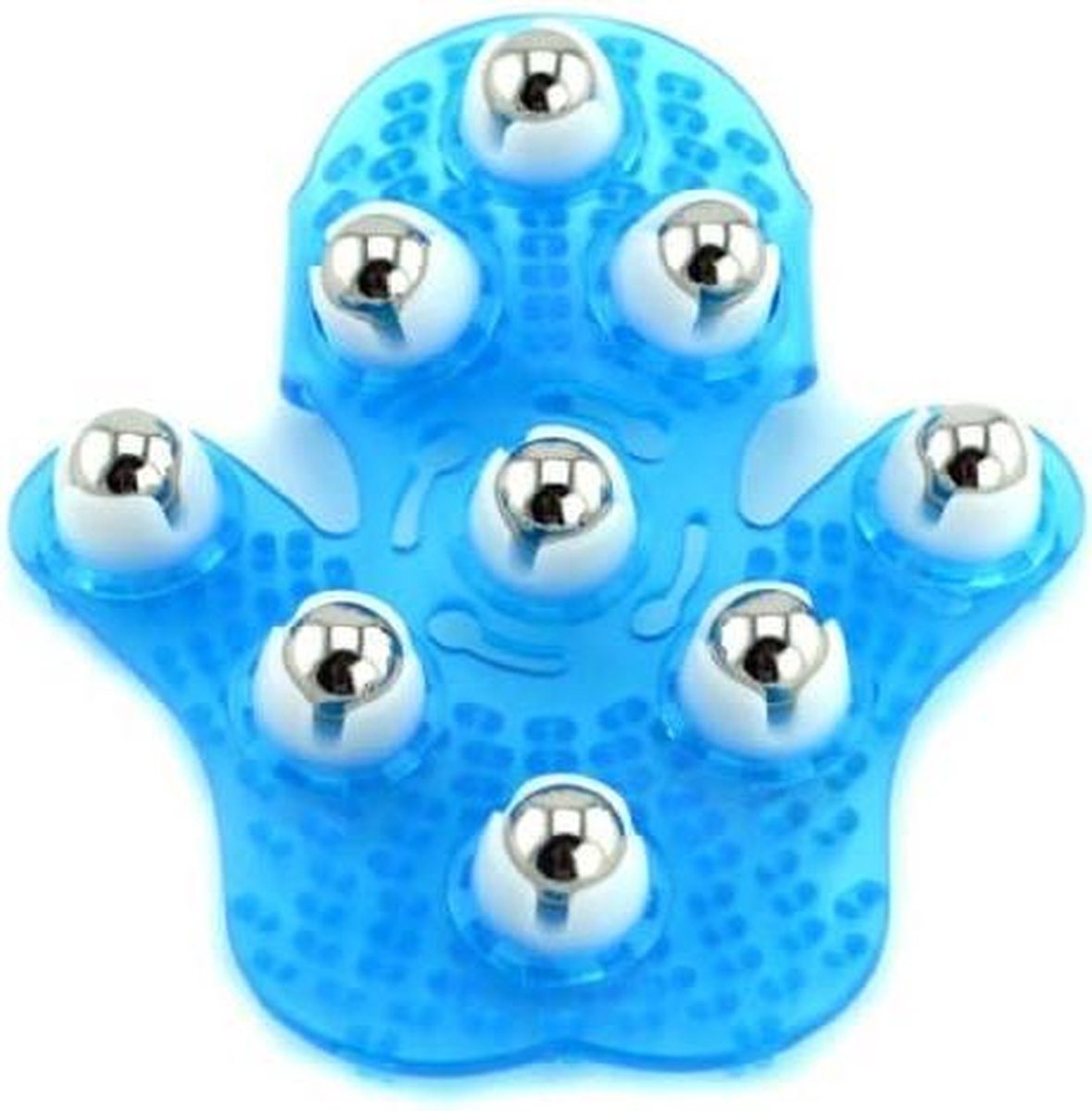 Massage handschoen - Blauw
