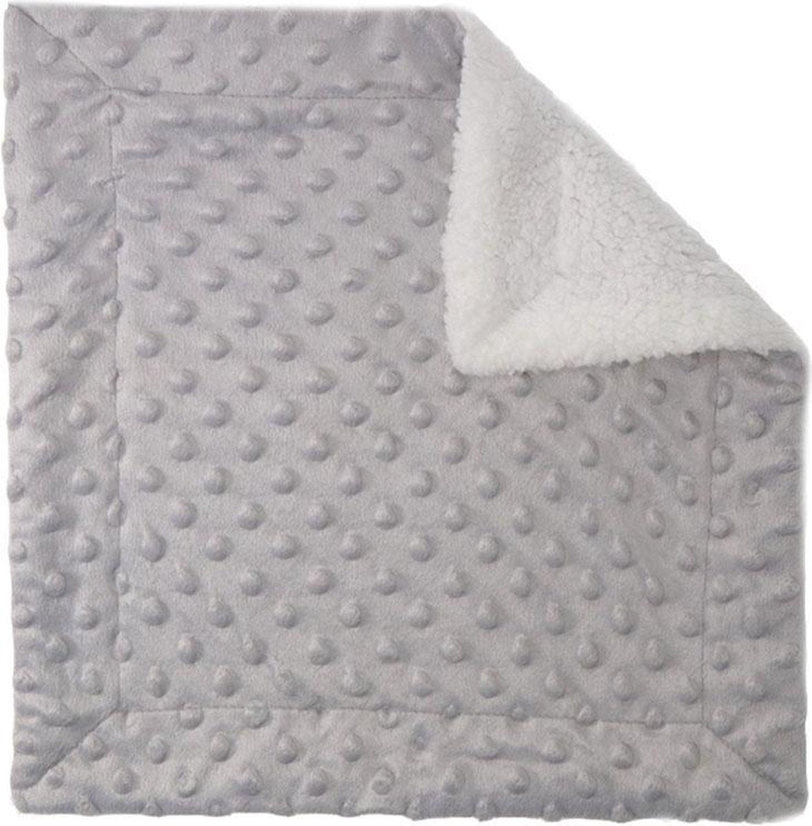 Soft Touch Knuffeldoekje Bubble 34 X 34 Cm Grijs