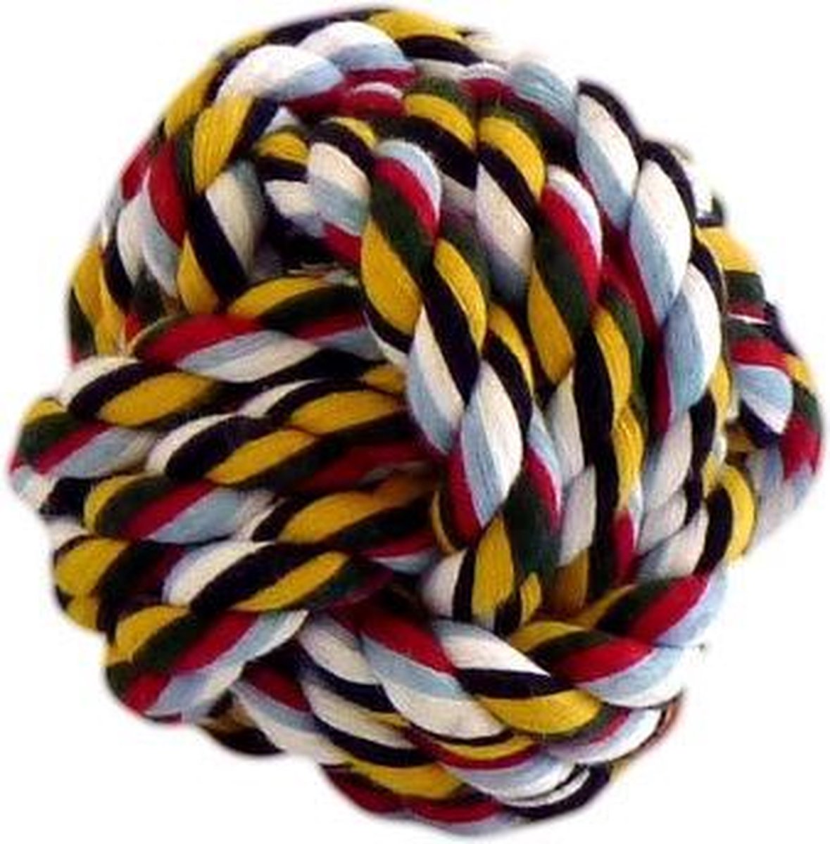Katoenen speelgoedbal 70gr Ø6½cm