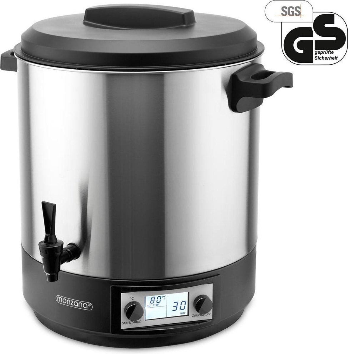 Monzana Automatische conserverings machine 28 L met LCD en timer