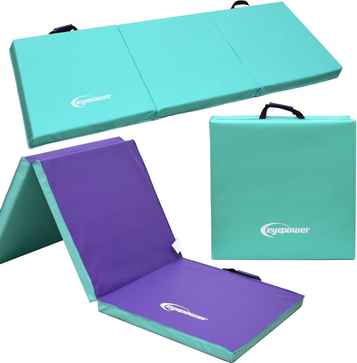 xl Gymnastiekmat 180x60x5cm Gymnastiekmat Sportmat Fitnessmat Zachte vloermat Munt