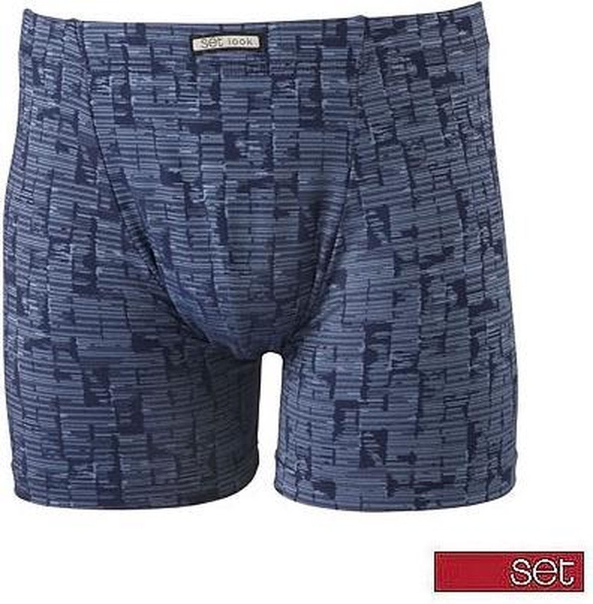 Set Look heren boxershort 19510 - Blauw  - L