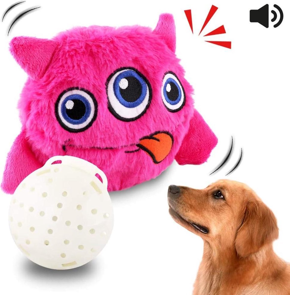 Bouncy Jumping Hero - Honden Speelgoed - 3 soorten - Honden knuffel - Honden speeltjes - Intelligentie - Puppy