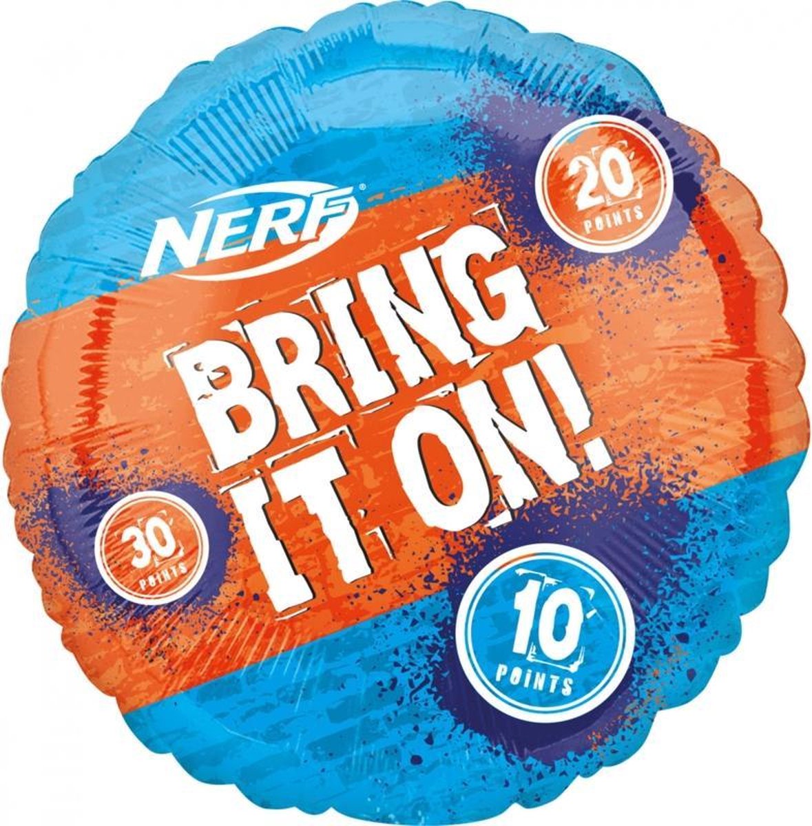 Nerf folieballon XL 71 cm.