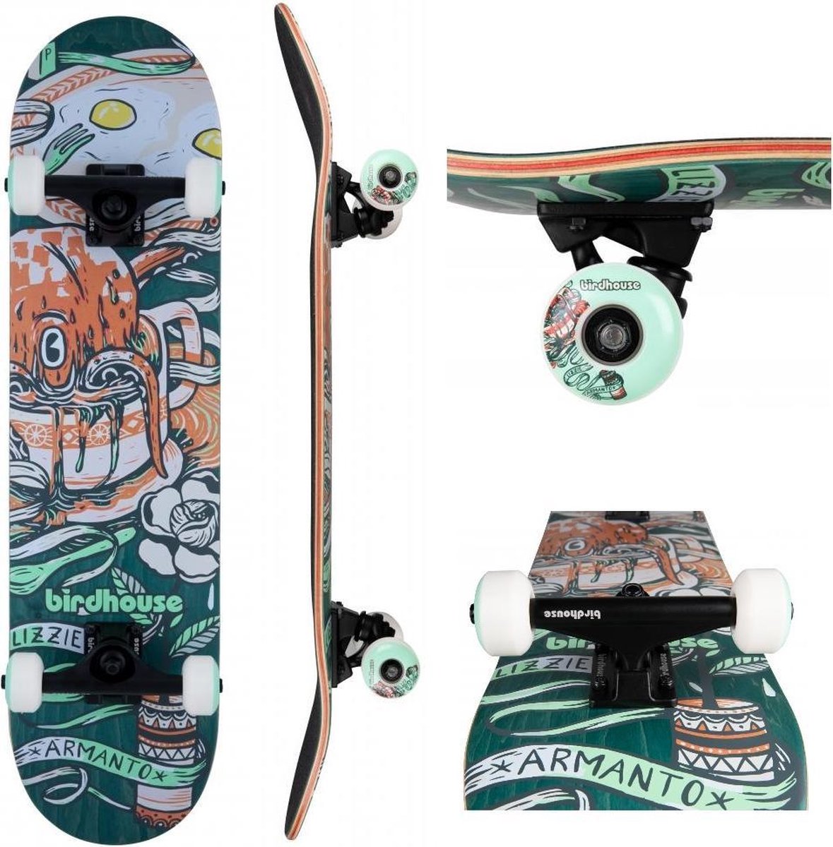 Birdhouse Stage3 Armanto Favorite 7.75 green