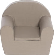 Peuterstoeltje/kinderfauteuil taupe
