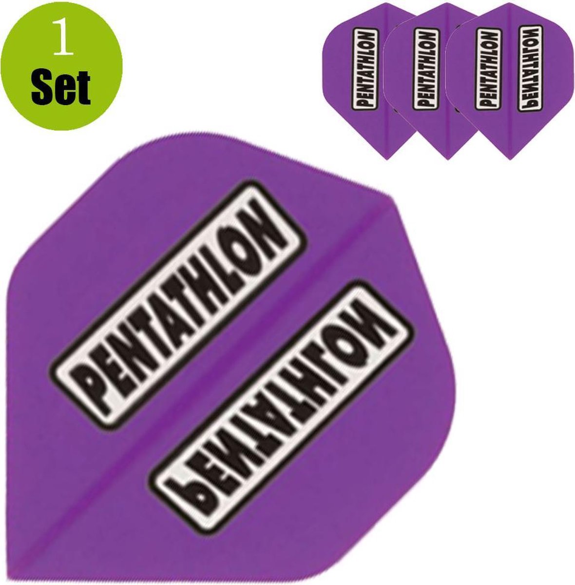 Pentathlon Dartflights - Paars- ()
