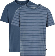 Minymo T-shirt Jongens Katoen Navy 2-delig Maat 92