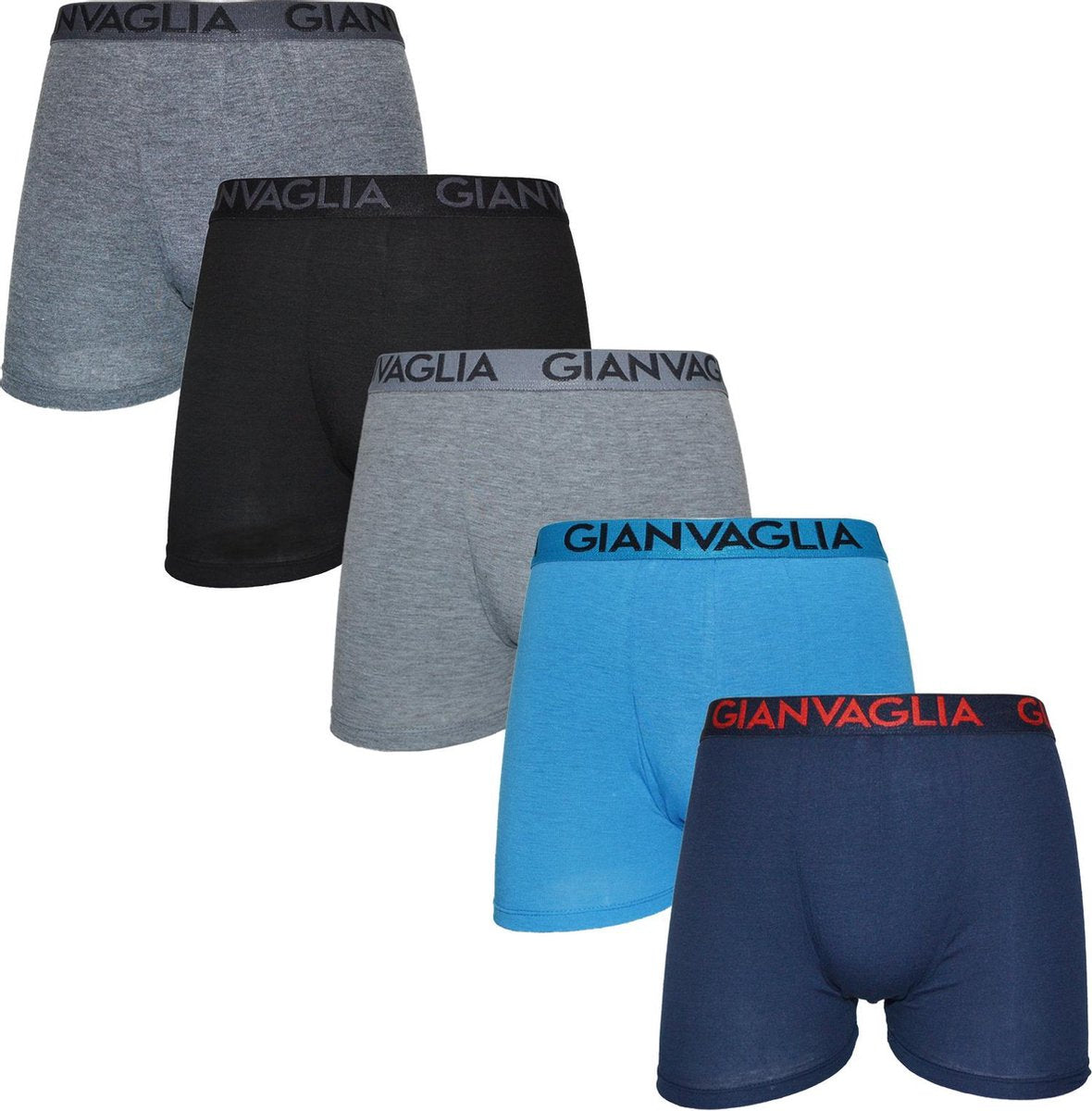 Gianvaglia Boxershorts MultiPack |  Cotton Boxershorts | 10-pak Maat M | Onderbroeken | Ondergoed | Mannen Onderbroeken | Mannen Ondergoed