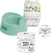 Heless Poppenplaspotje 15 Cm Mintgroen 4-delig