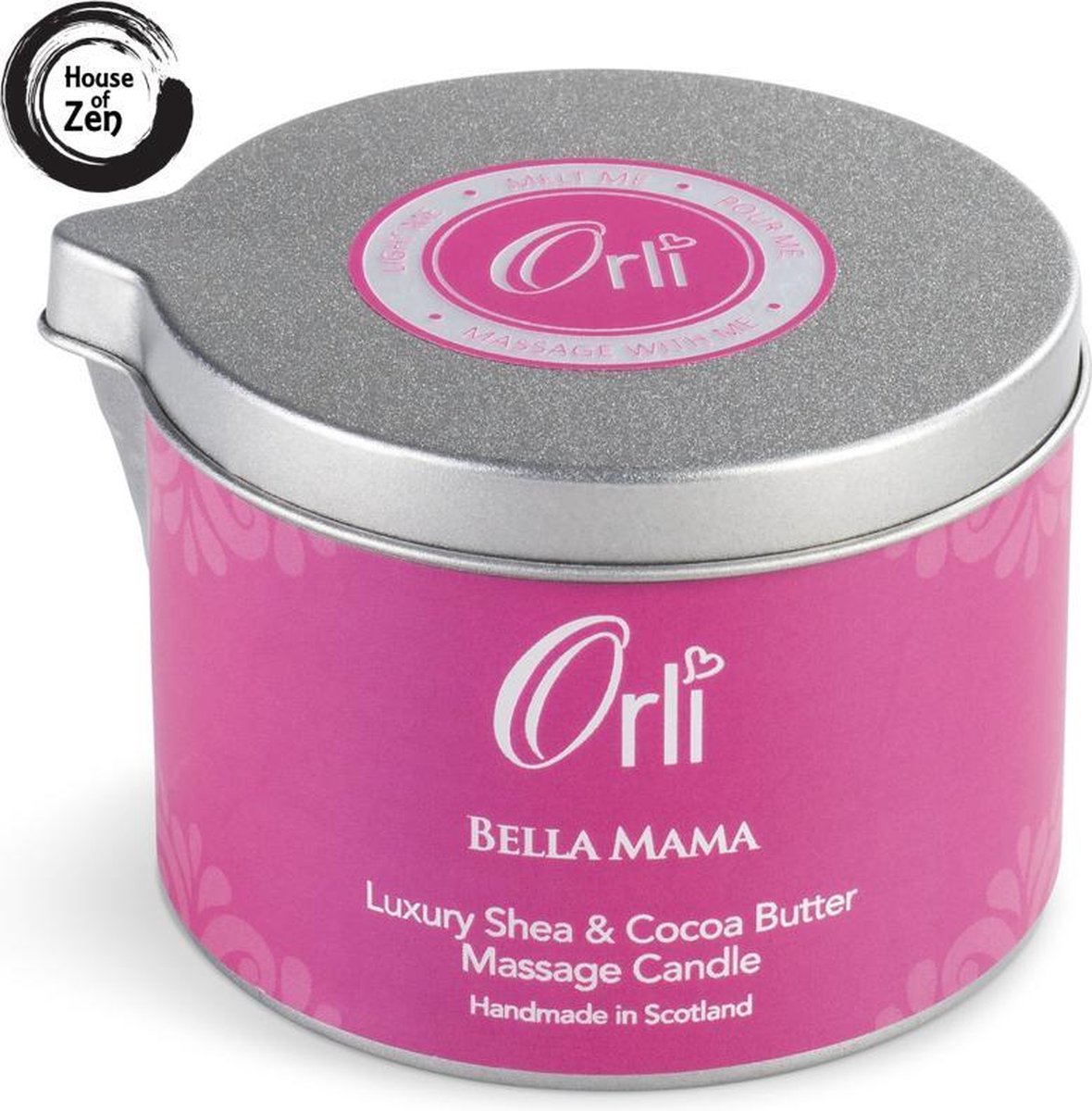 Vegan Massage Olie Bella Mama - 100% Biologisch en Dierproefvrij