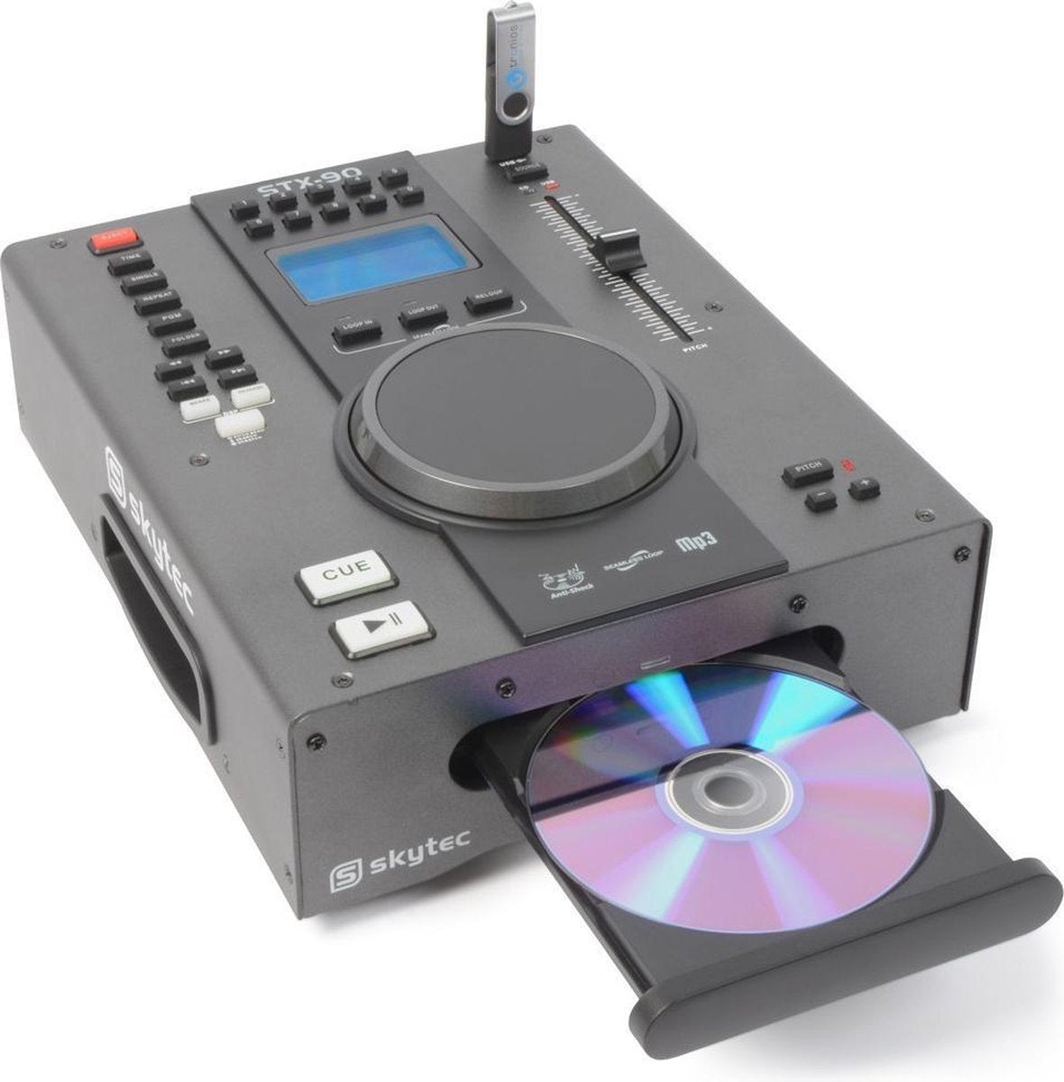 SkyTec STX-90 Single Top CD / USB Speler MP3